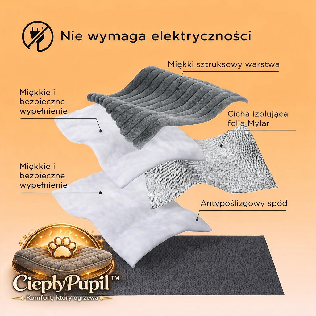 CiepłyPupil™ – Samoogrzewająca Mata dla Zwierząt 8