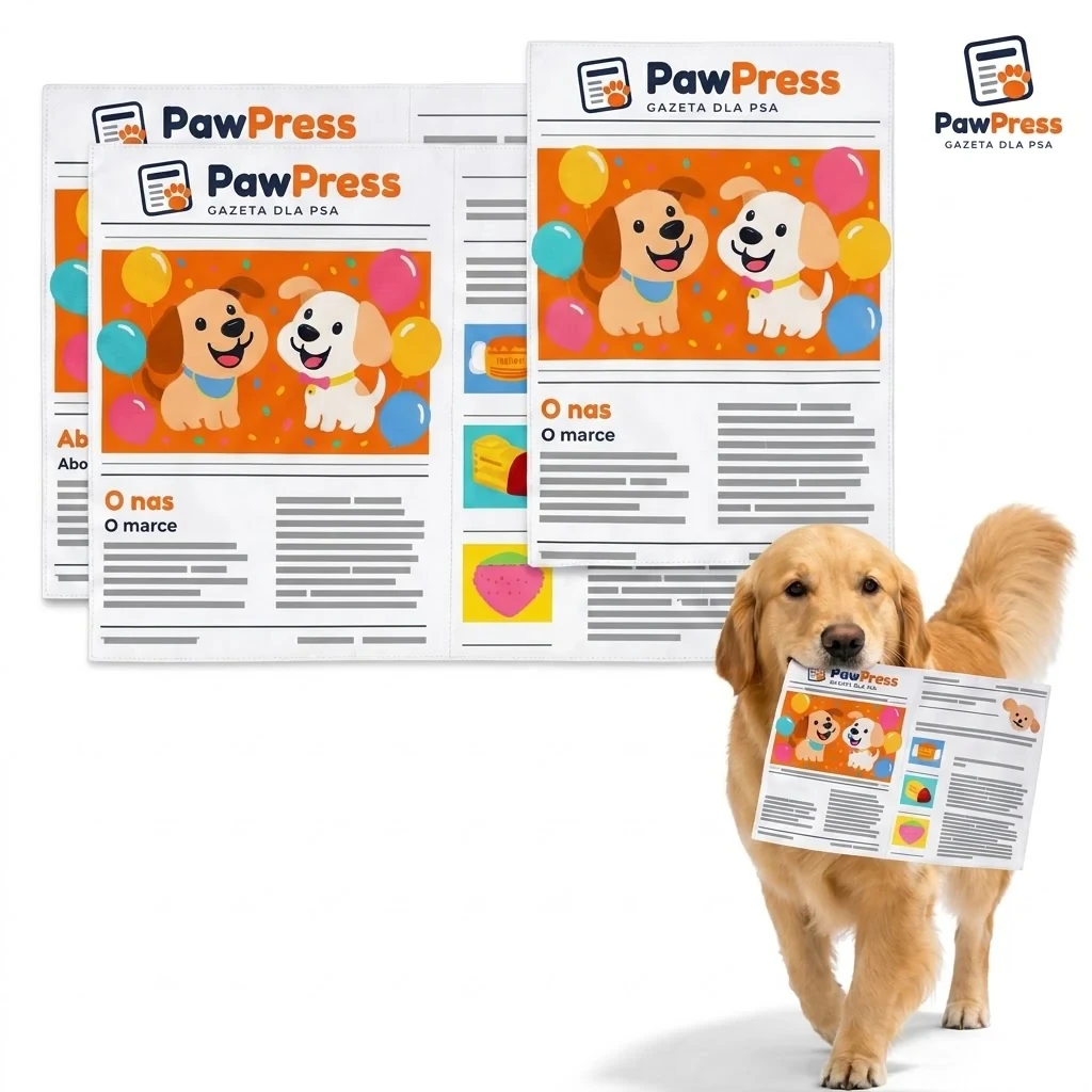 PawPress – szeleszcząca gazeta dla psa z tkaniny (zestaw 3 szt.) 1